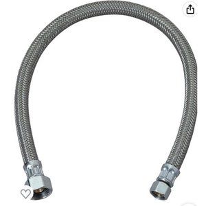 BrassCraft B1-16AF 16" Lavatory Connector, 3/8-Inch Comp x 1/2-Inch FIP x Inch,